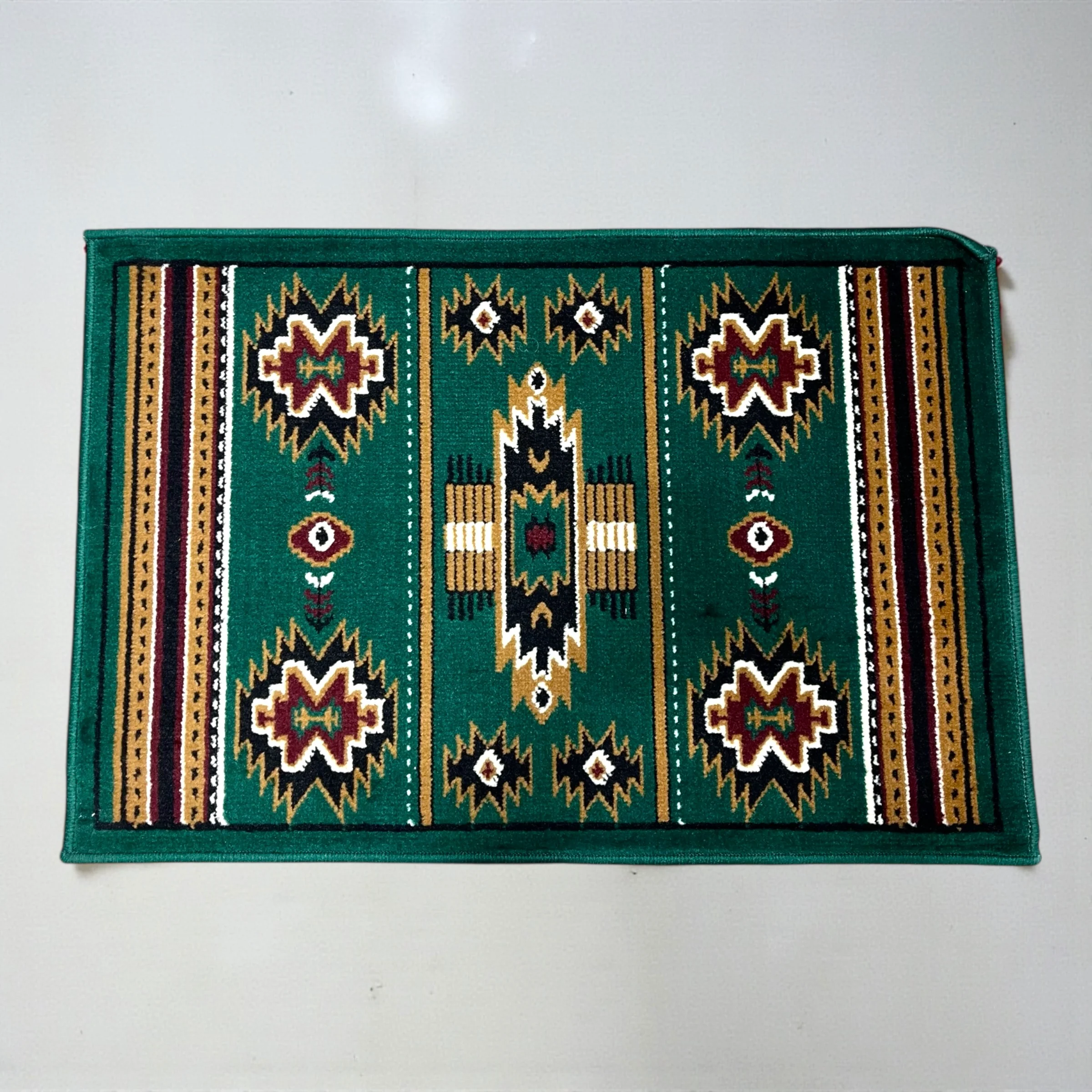 3x2’ green Aztec western doormat
