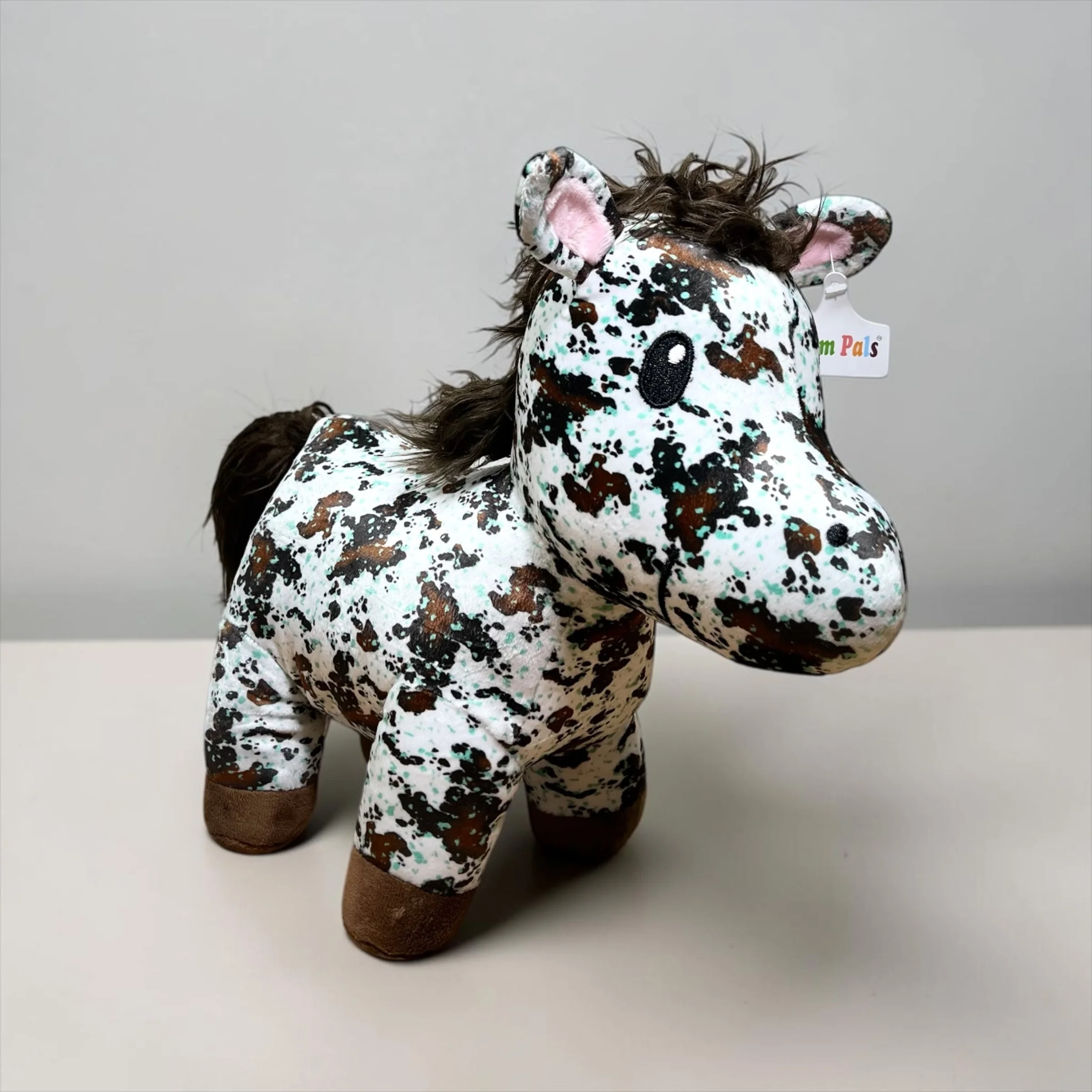 Acid wash Cowprint horse - medium farm pal - Image 2