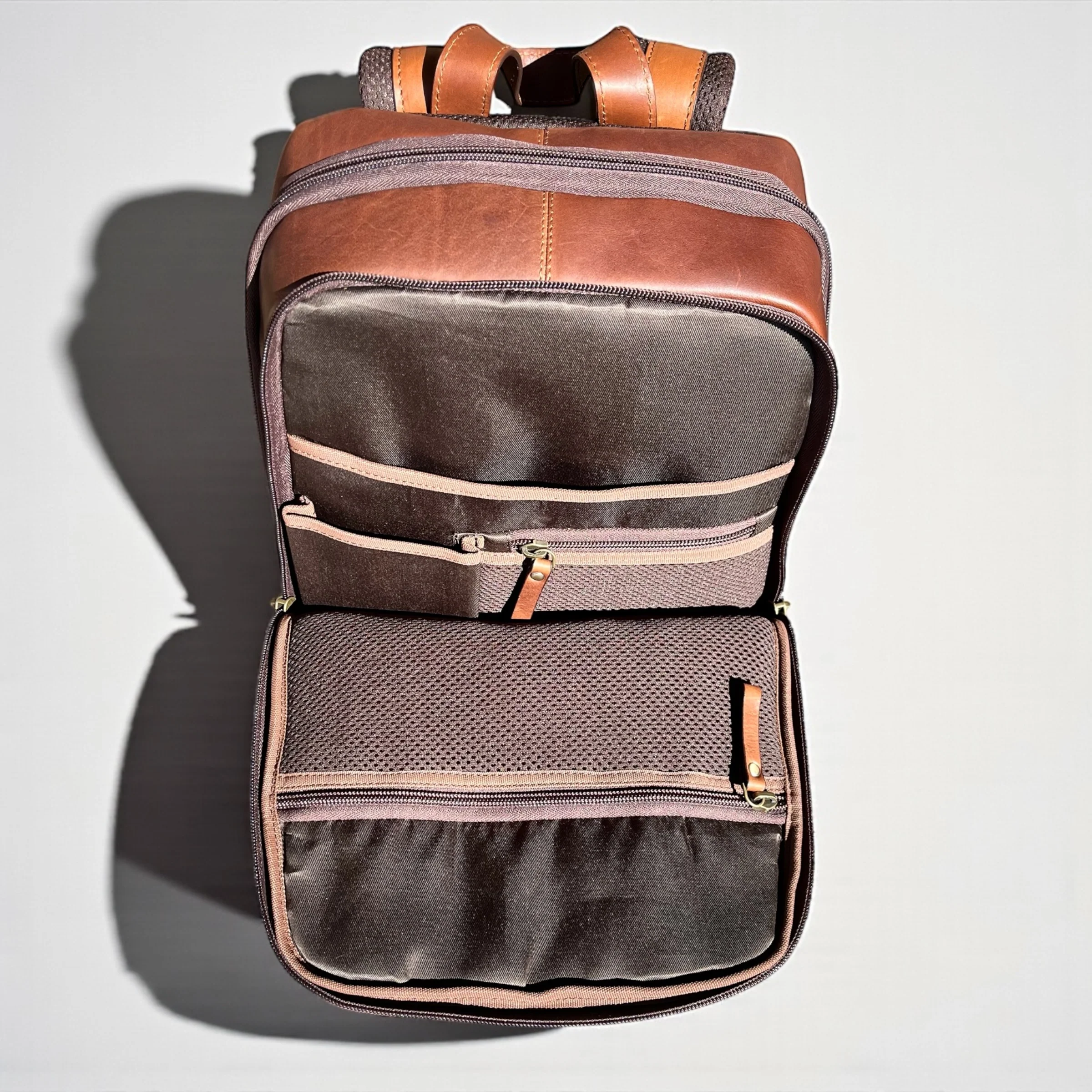 All leather backpack - Image 4