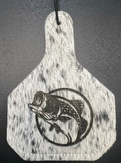 Bass circle cowhide freshener - Image 2