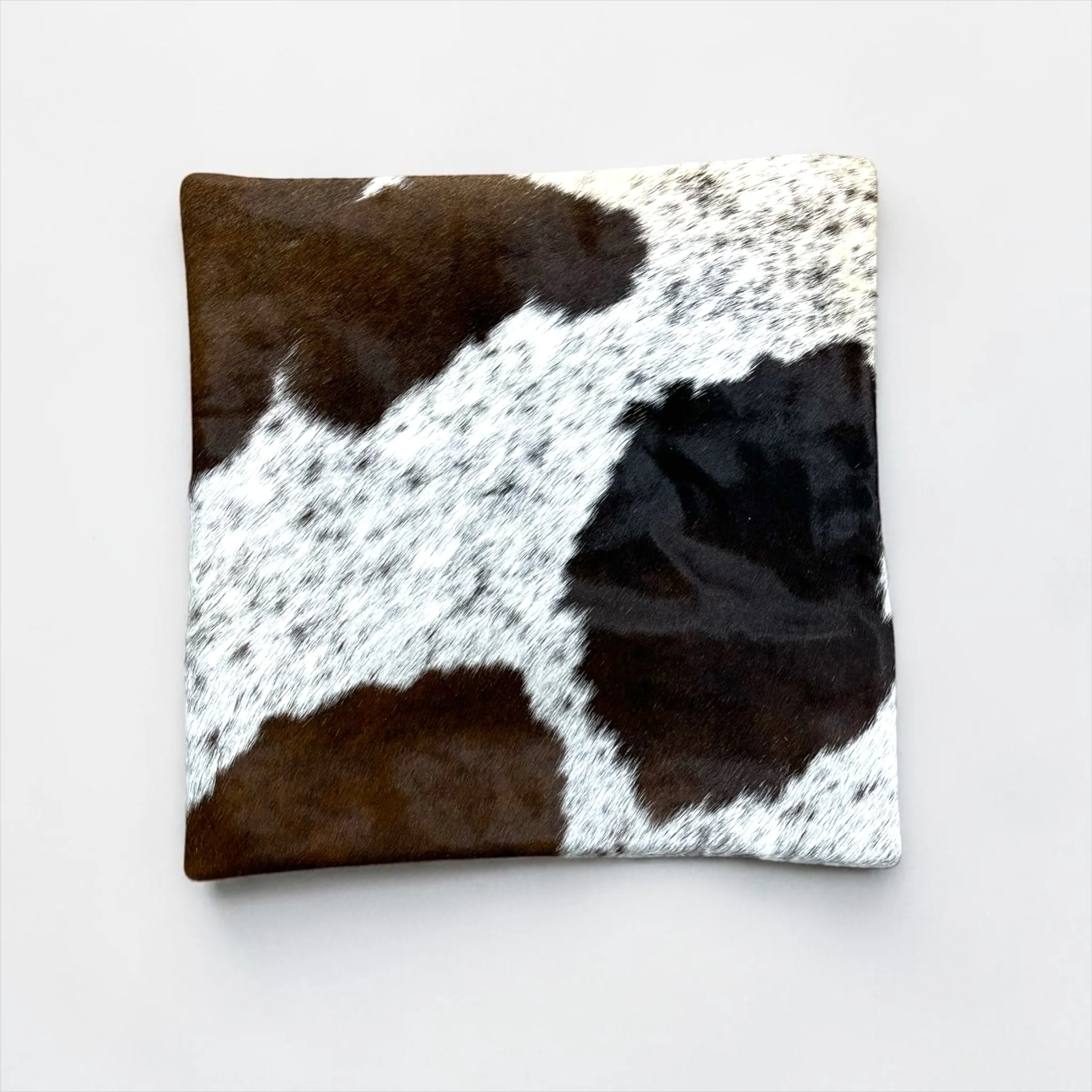 Brown cowhide pillow case - Image 3