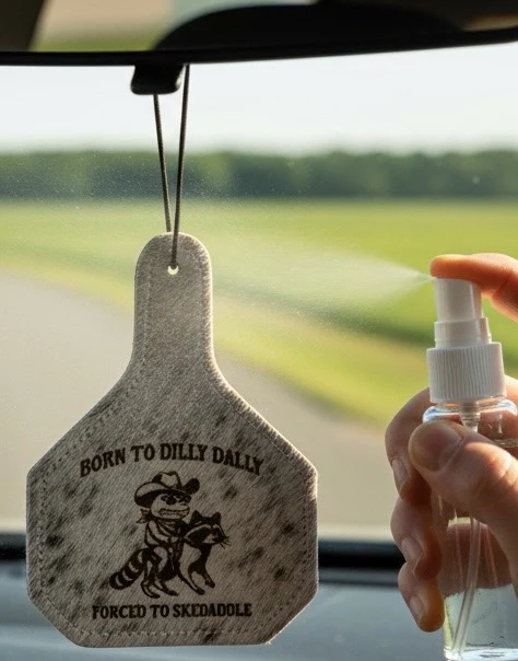 Dilly dally cowhide freshener