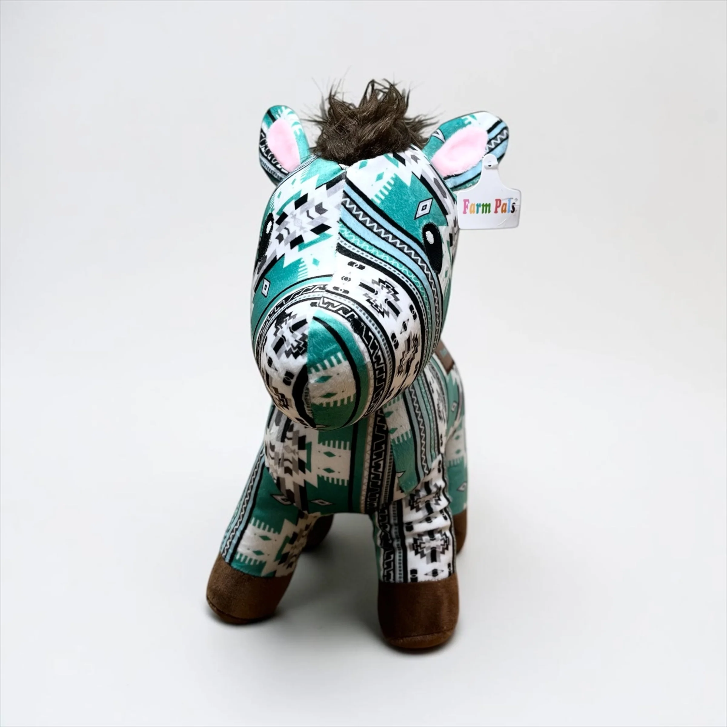 Green Aztec horse - medium farm pal - Image 2