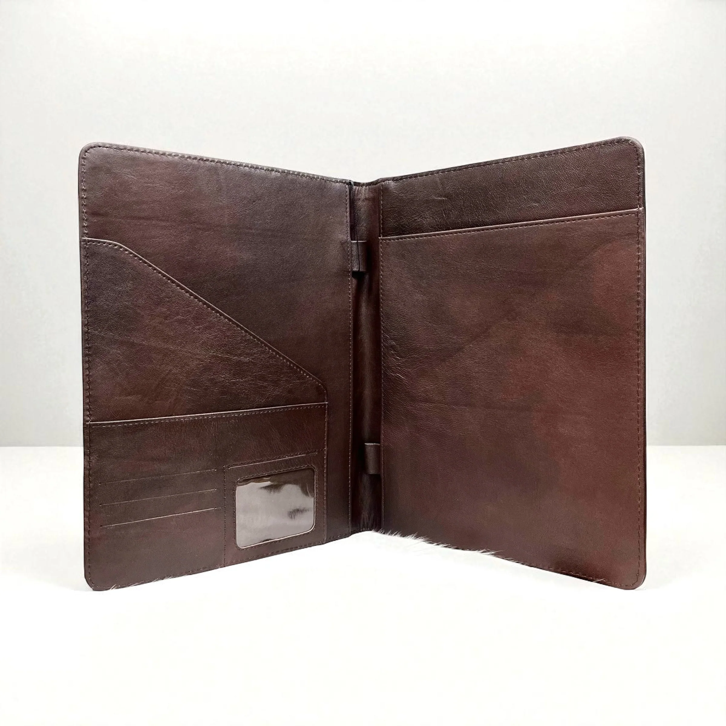 Longhorn tooled leather folder - Image 2