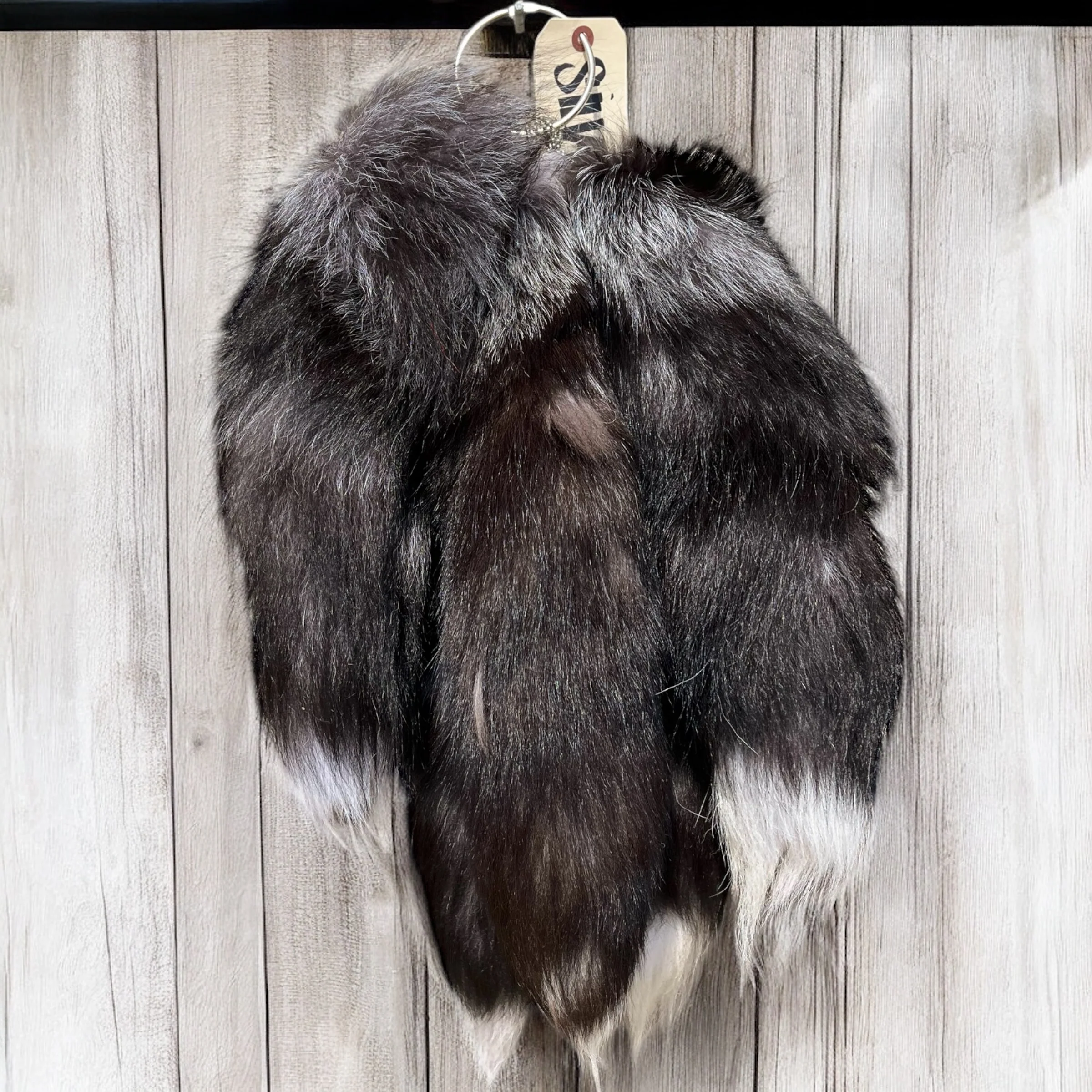 Natural silver fox tail - Image 2