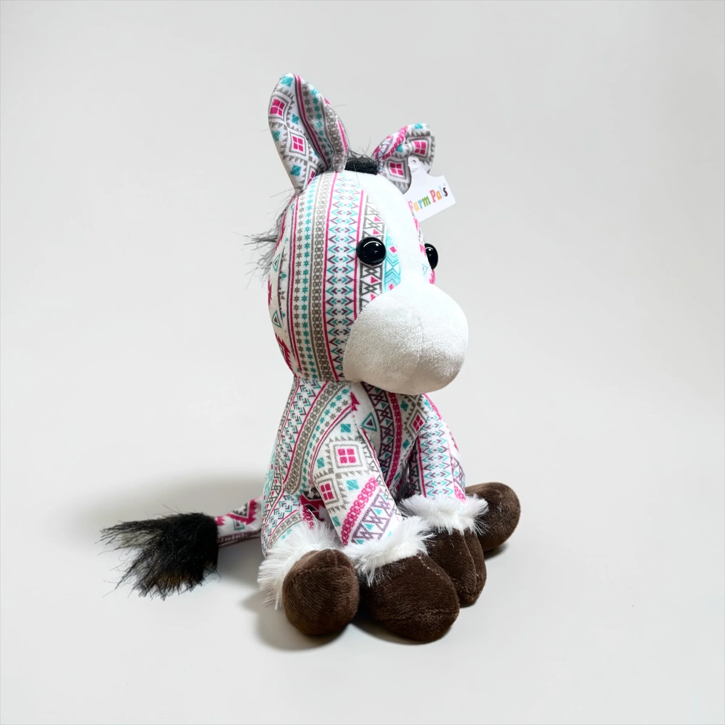 Pink Aztec horse - medium farm pal - Image 2