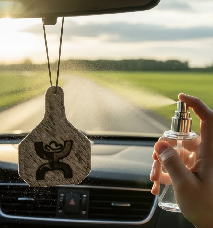 Texas hooey cowhide freshener
